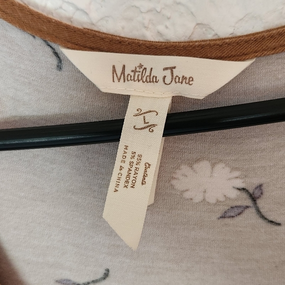 Matilda Jane Mustard Floral Jumpsuit - Picture 3 of 6